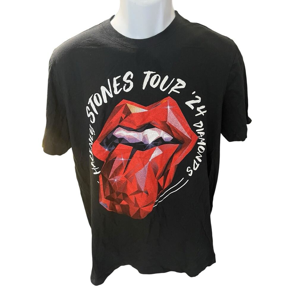 2024 ROLLING STONES HACKNEY DIAMONDS TOUR Men's M concert shirt